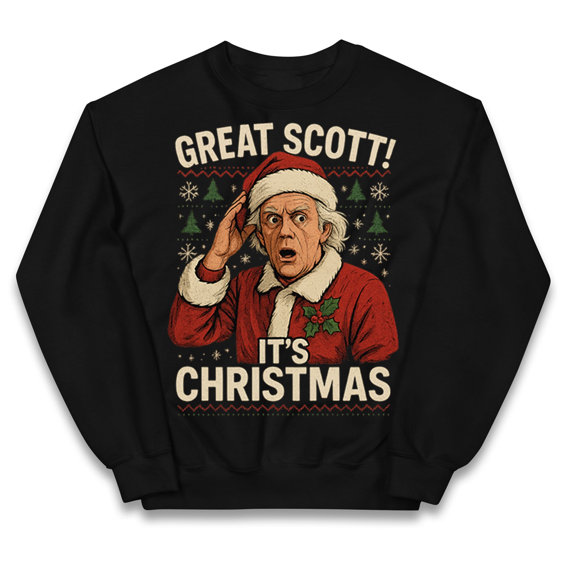 Back to the Future Doc Brown Kids Jumper 