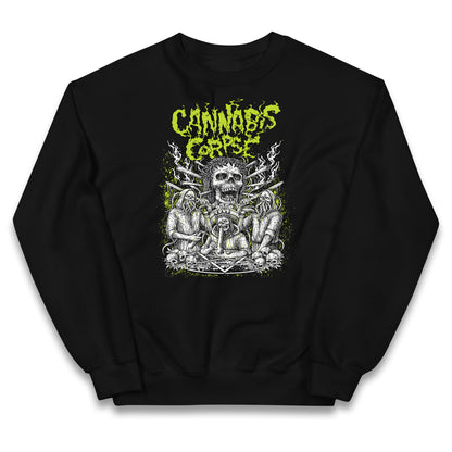 Cannabis Corpse Band Kids Jumper