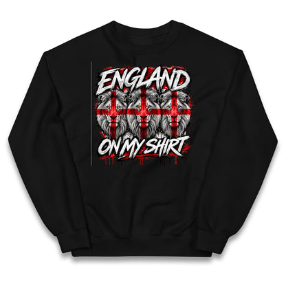 England 3 Lions World Cup 2026 Kids Jumper 
