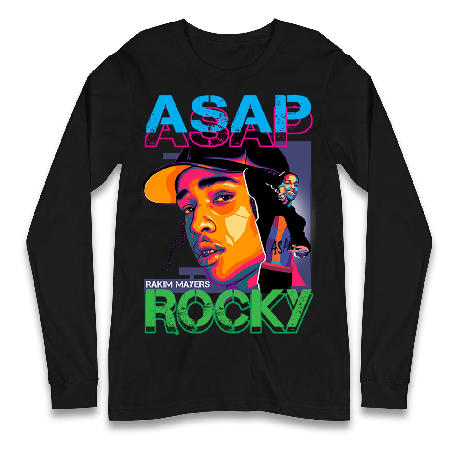 ASAP Rocky Rakim Mayers Longsleeve T Shirt