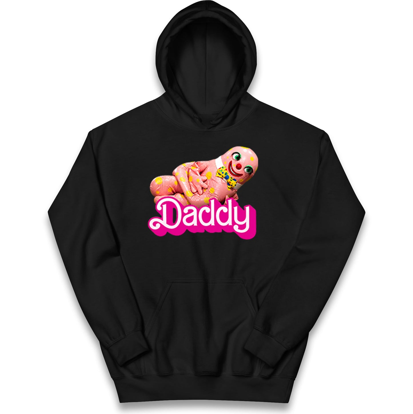 Funny Mr Blobby Daddy 90s Retro Kids Hoodie