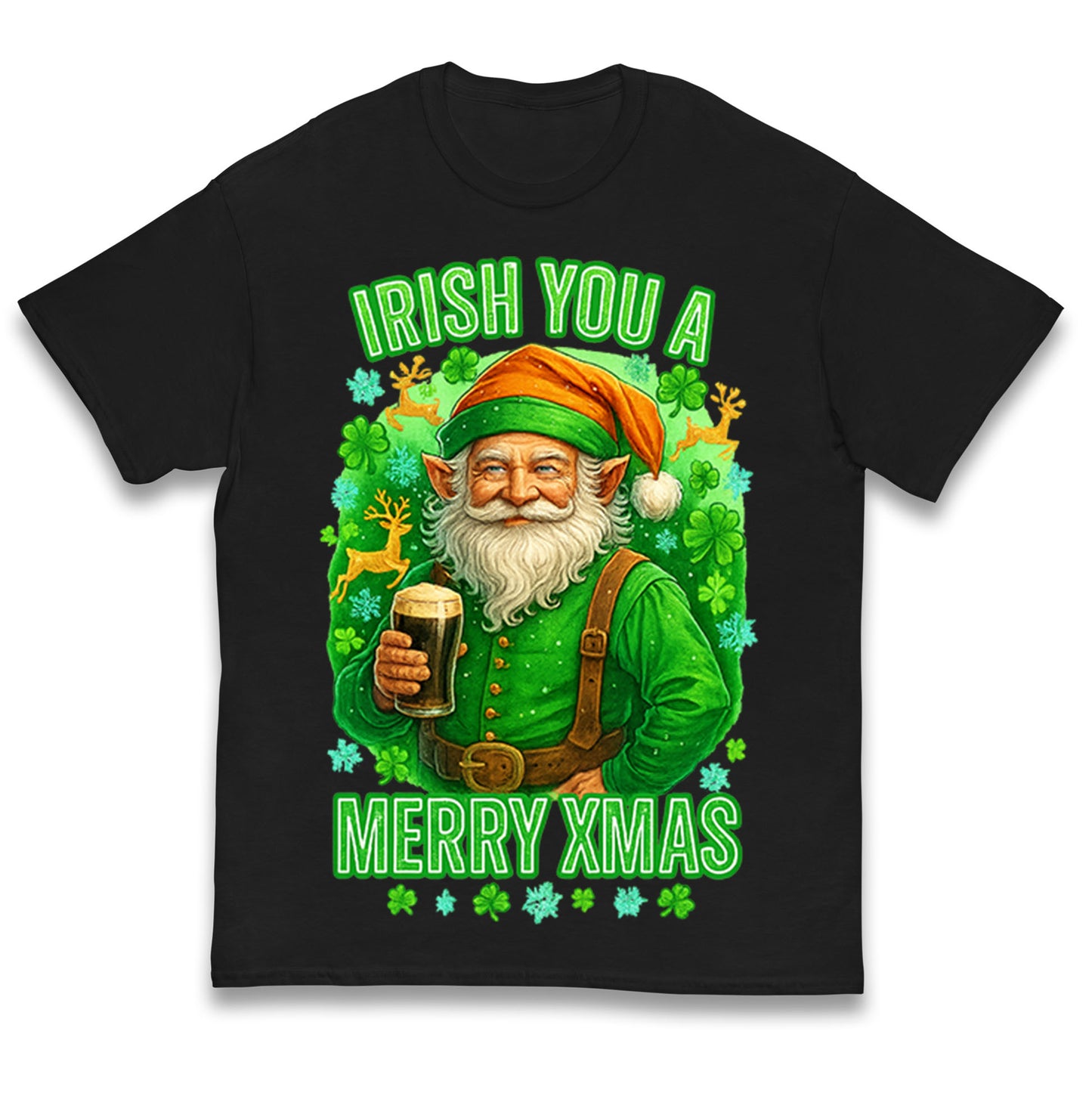 Irish Christmas Kids T Shirt 