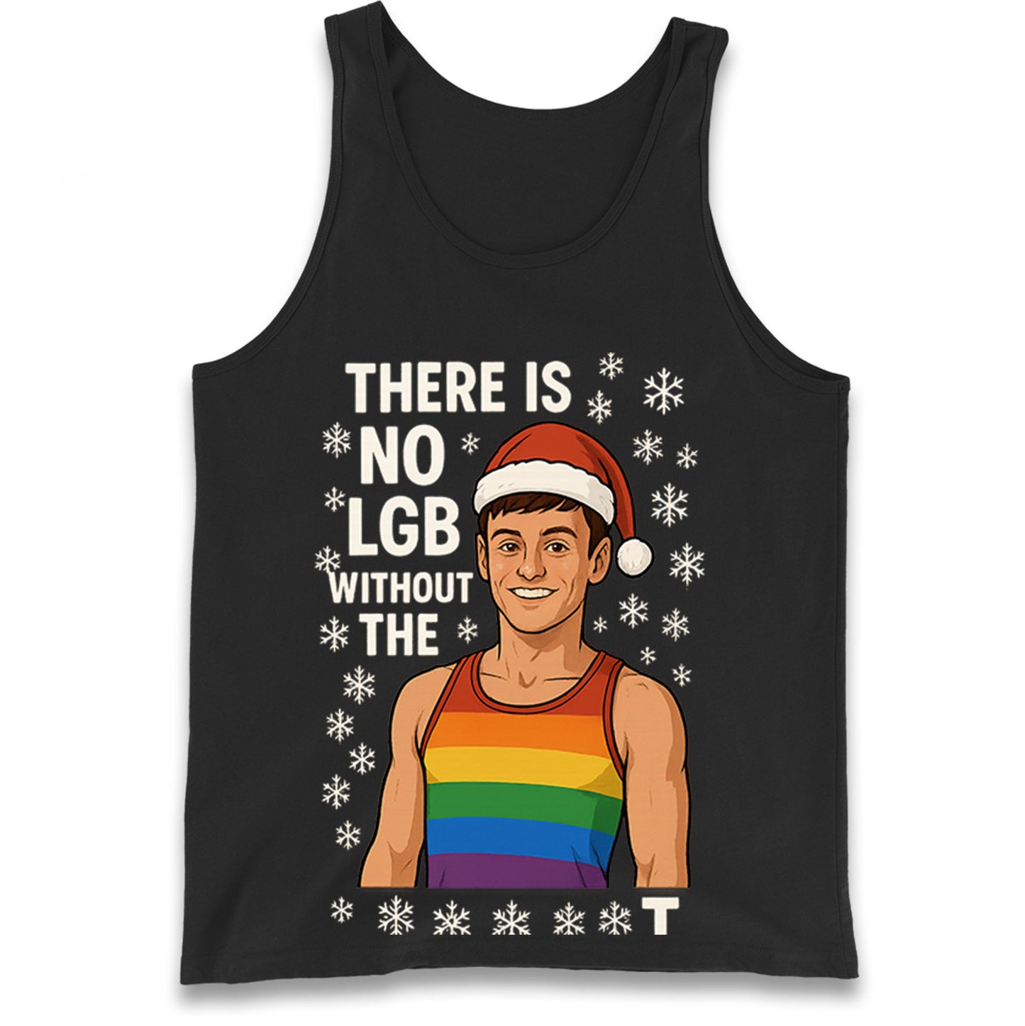 There is No LGB without The T Tom Daley Christmas Tank Top