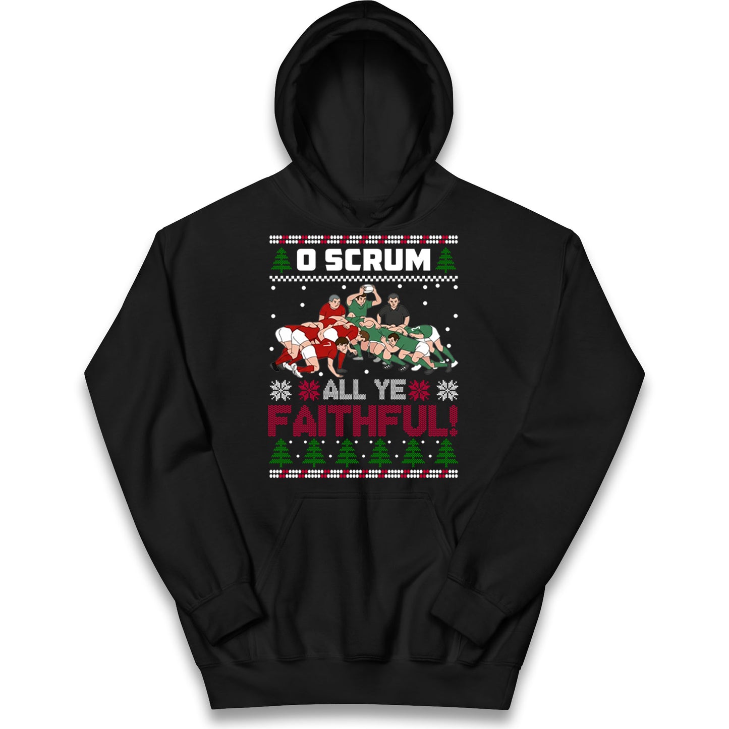 O Come All ye Faithfull Kids Hoodie 