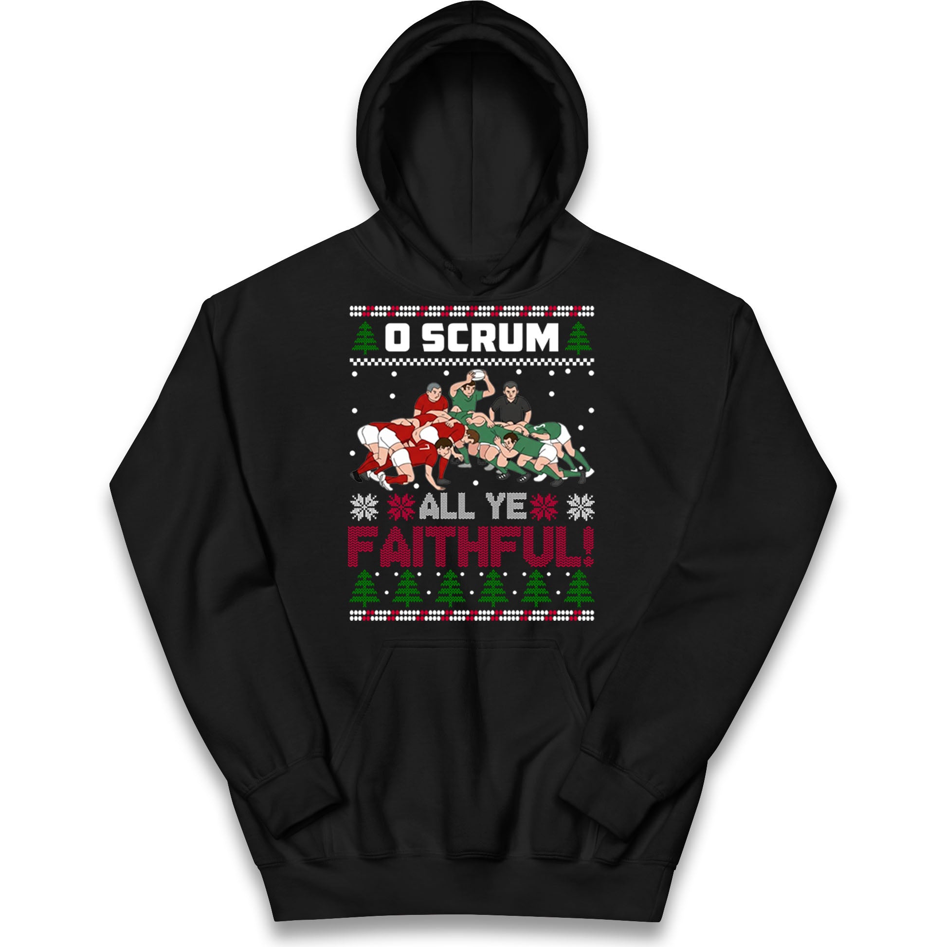 O Come All ye Faithfull Kids Hoodie 