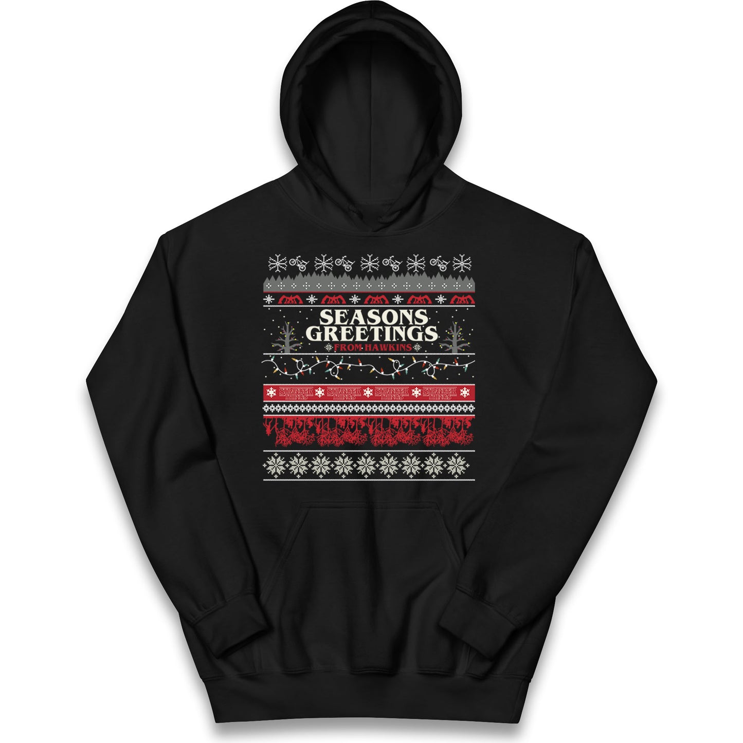 Stranger Things Trailer Kids Hoodie