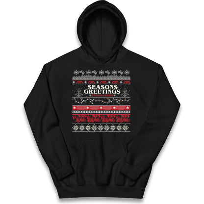 Stranger Things Trailer Kids Hoodie