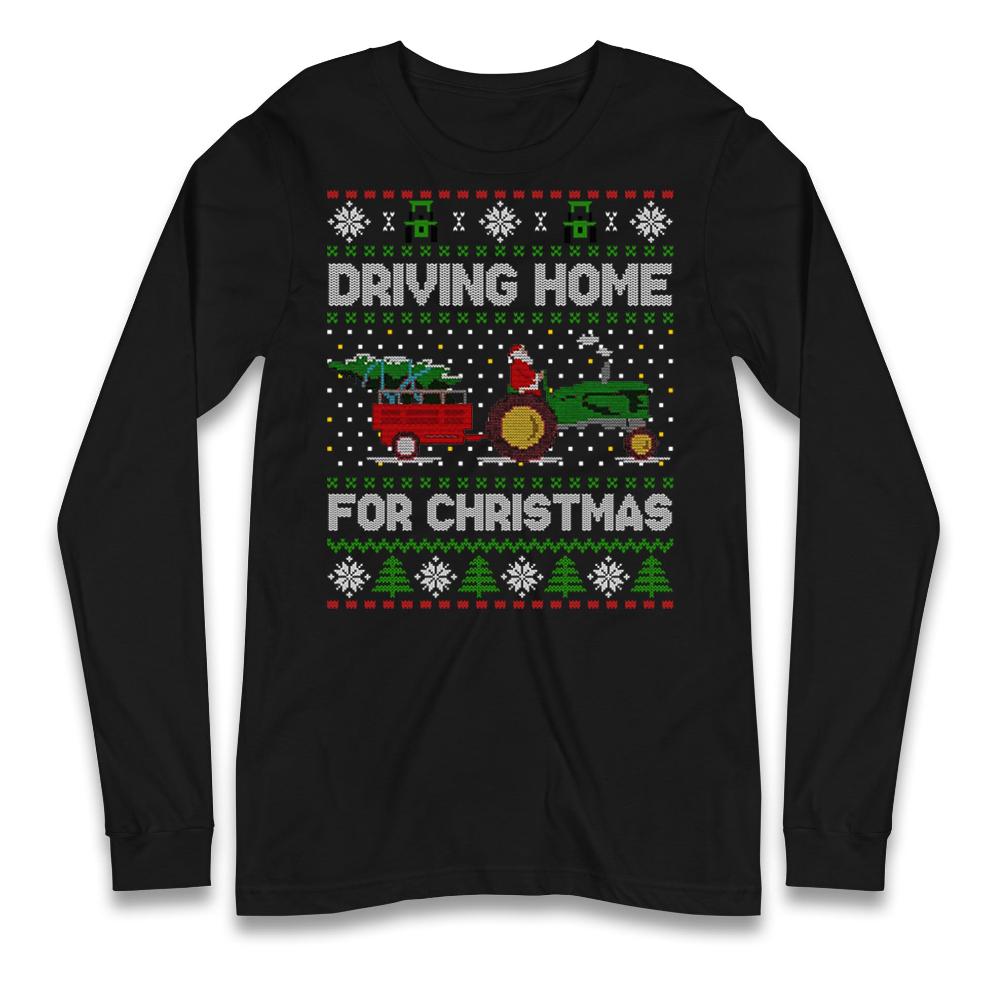 John Deere Christmas Longsleeve T Shirt 