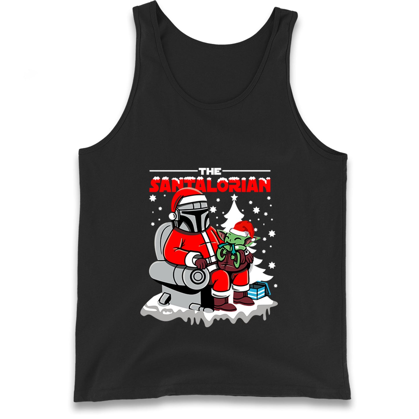 Mandalorian Christmas Tank Top