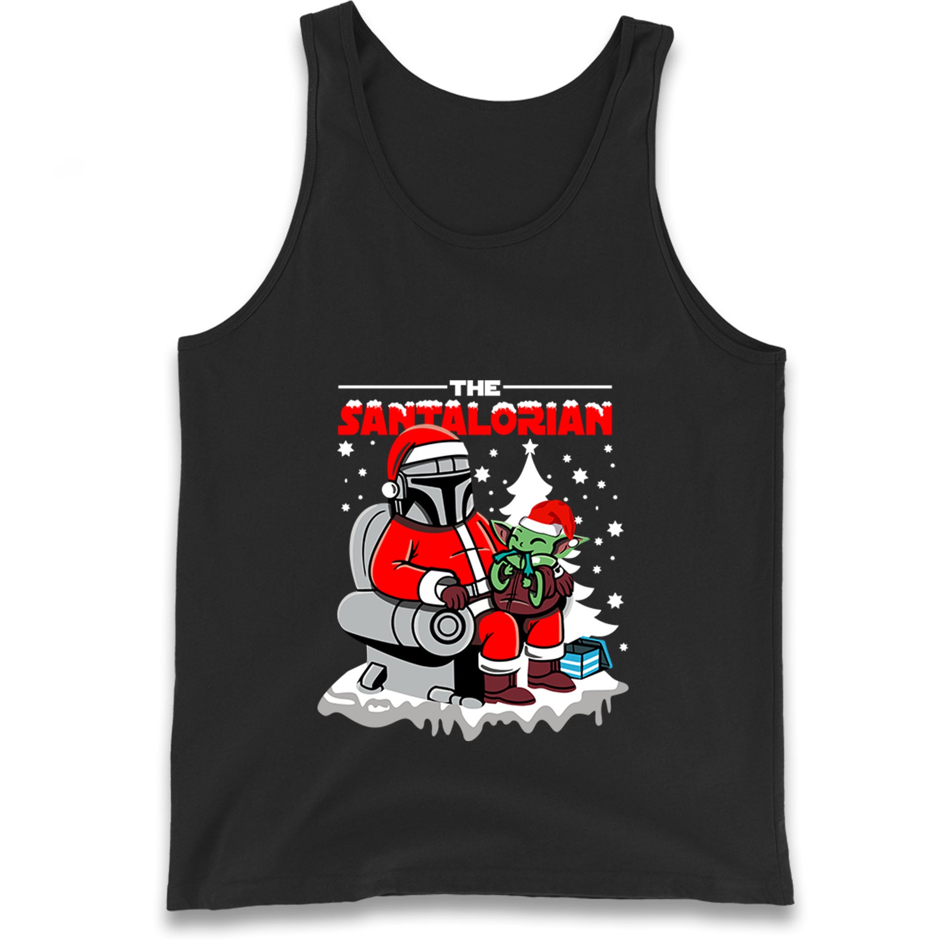 Mandalorian Christmas Tank Top