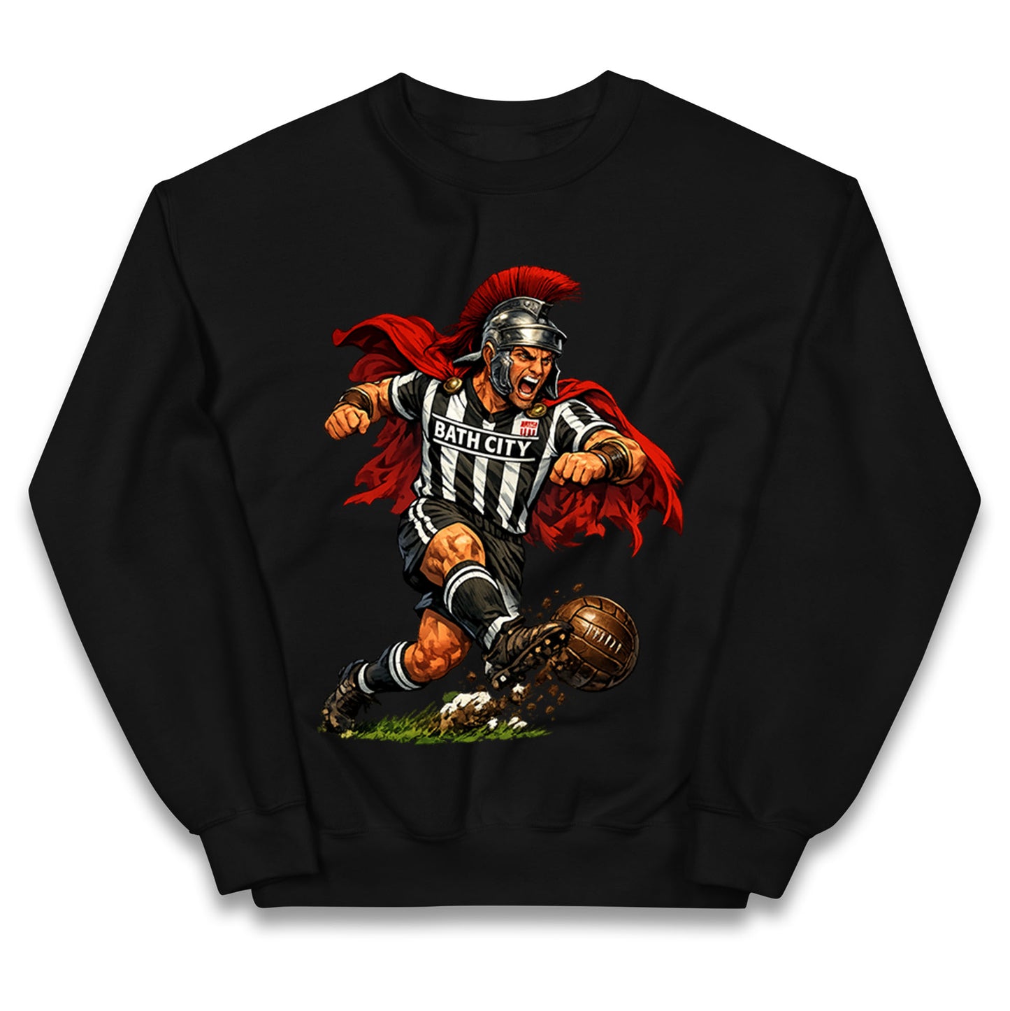 Retro Bath City Football Kids Jumper