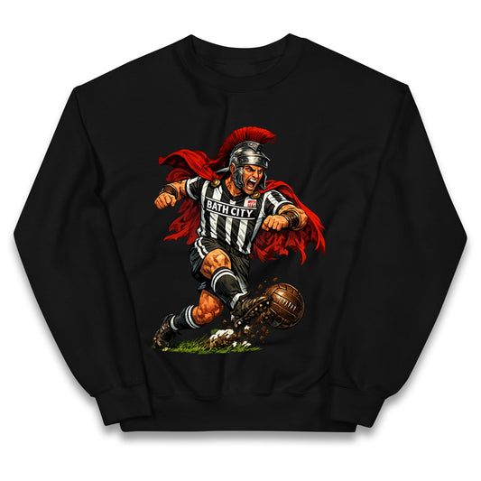 Retro Bath City Football Kids Jumper