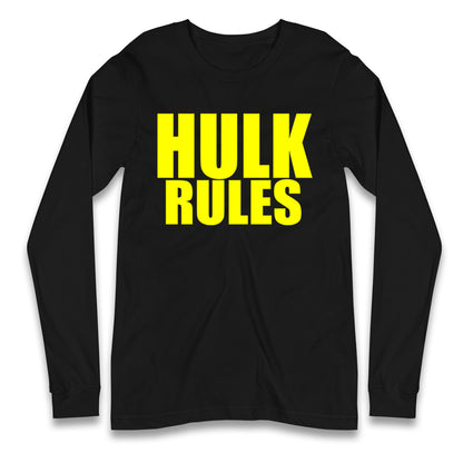 Hulk Rules Longsleeve T Shirt
