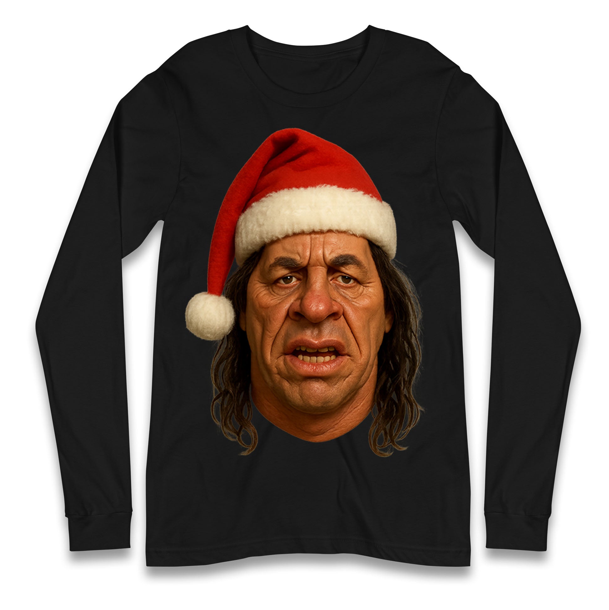 Bret Hart Christmas Longsleeve T Shirt