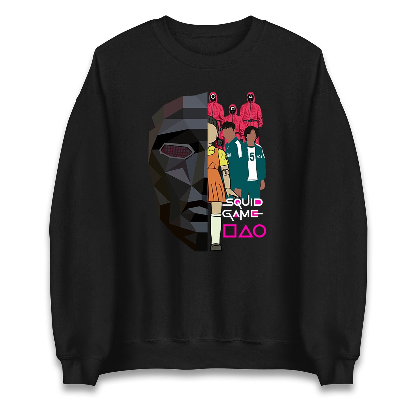 Squid Game Abstract Characters Sweatshirt