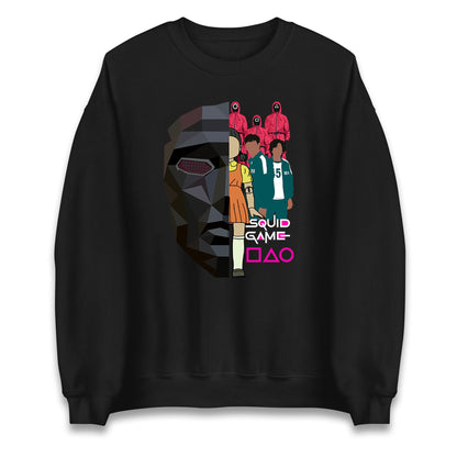 Squid Game Abstract Characters Sweatshirt