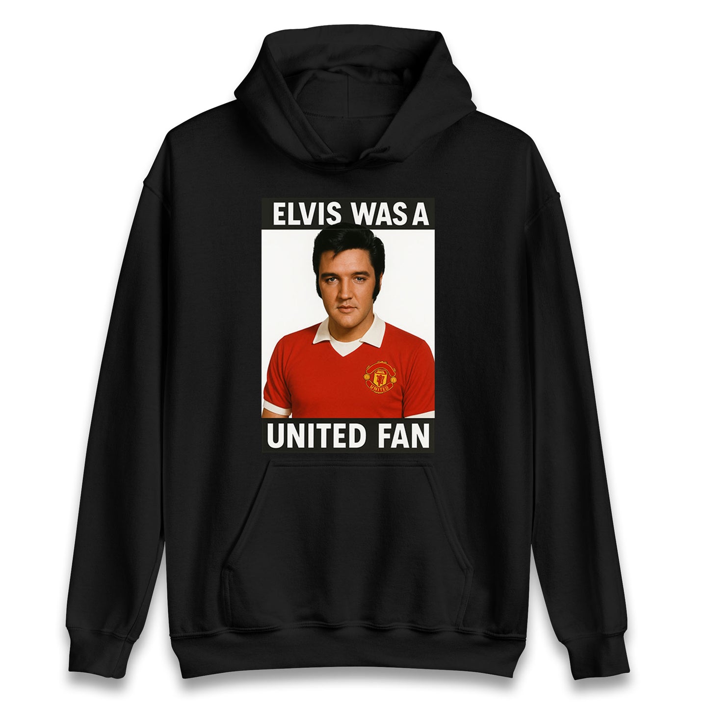 Elvis Presley Mnchester United Hoodie