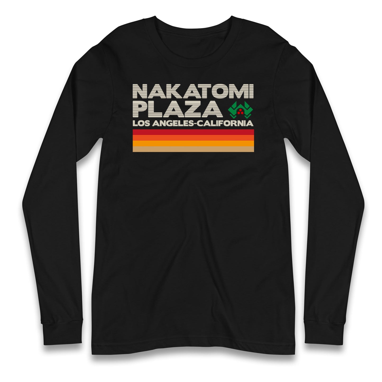 nakatomi plaza vintage long sleeve t shirt