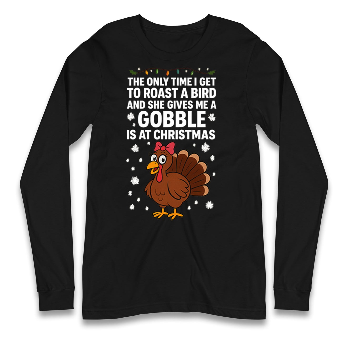 Rude Christmas Longsleeve T Shirt