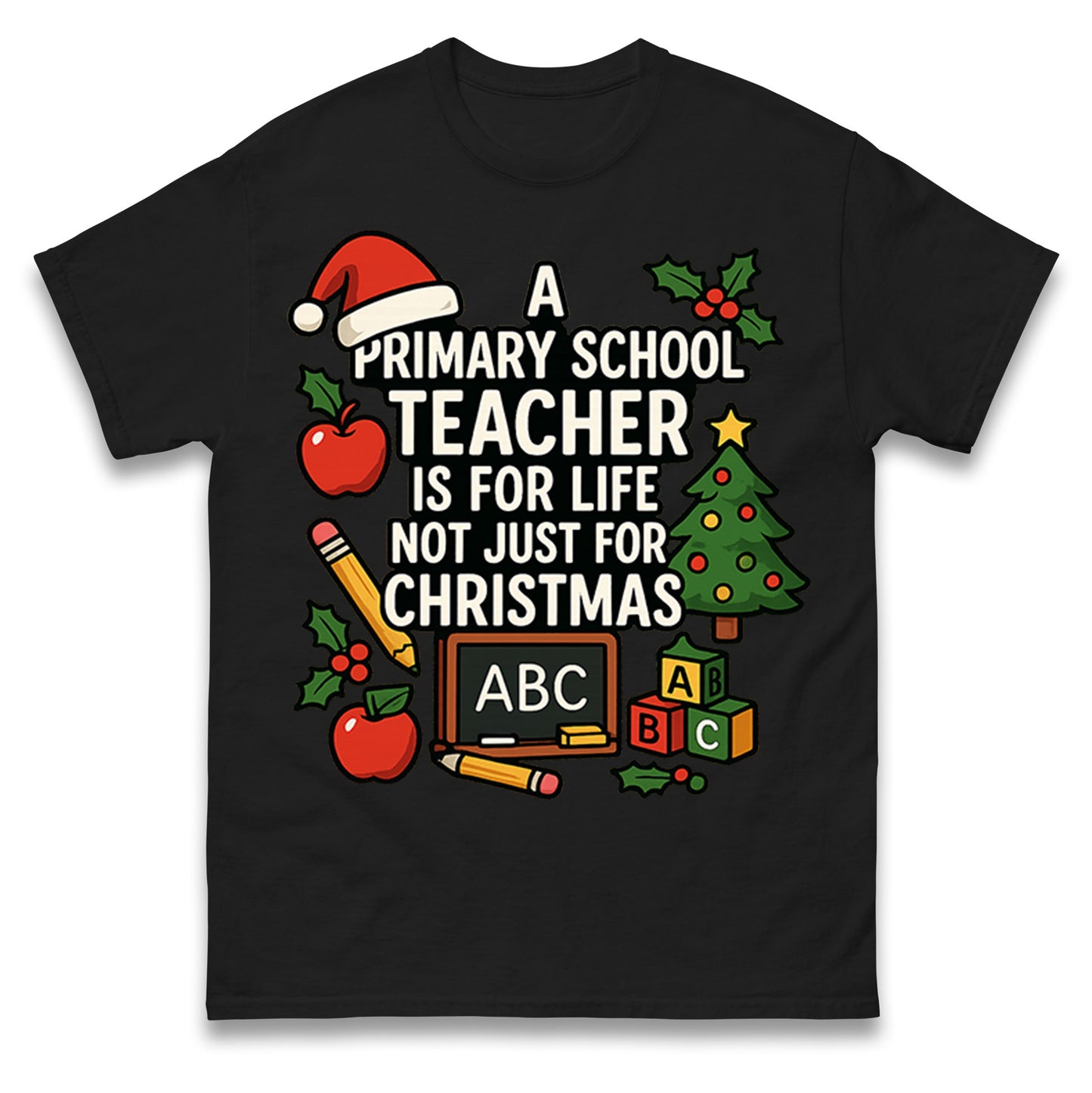 Primary School Teacher Christmas T Shirt