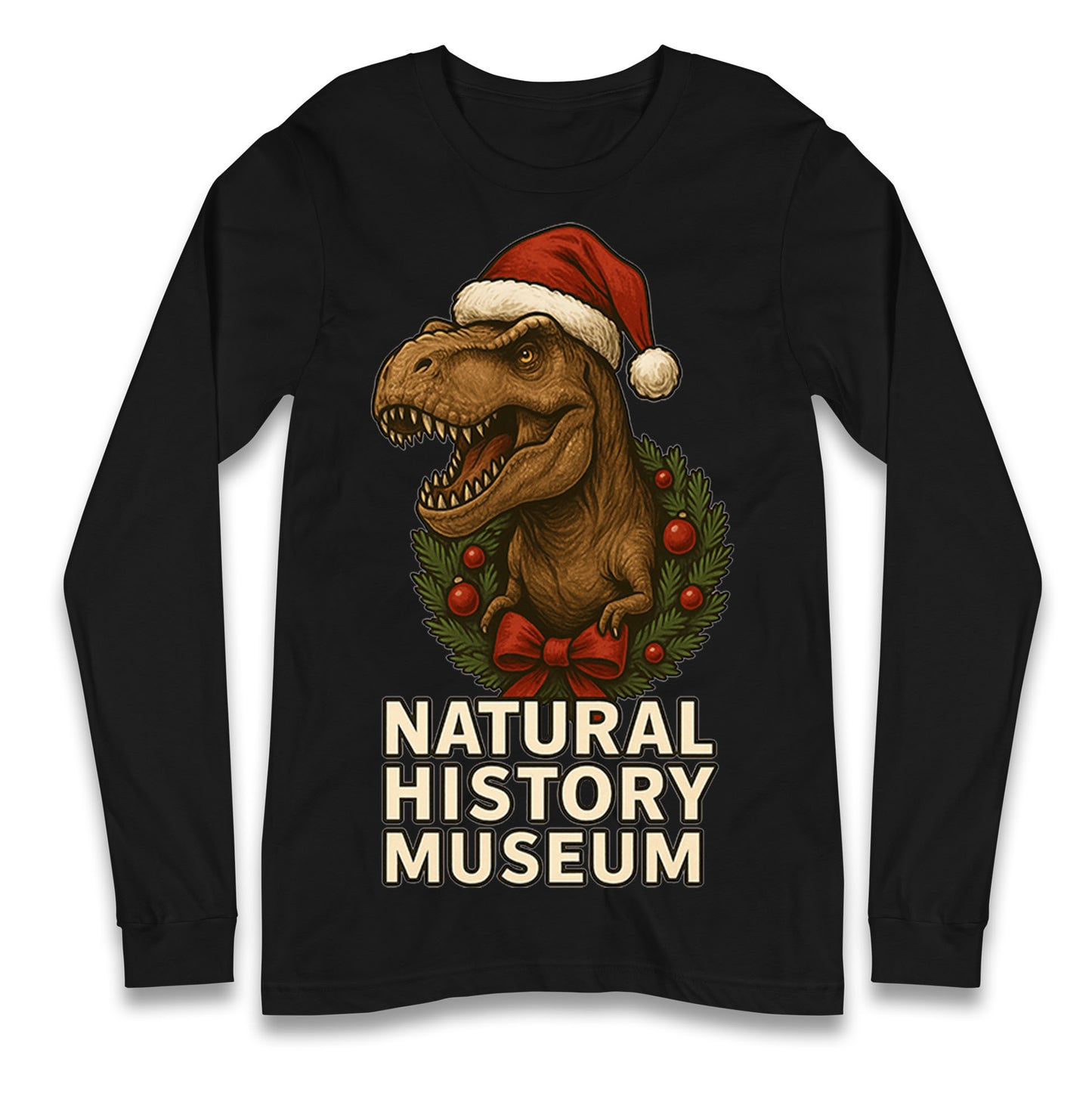 Natural History Museum Christmas Longsleeve T Shirt