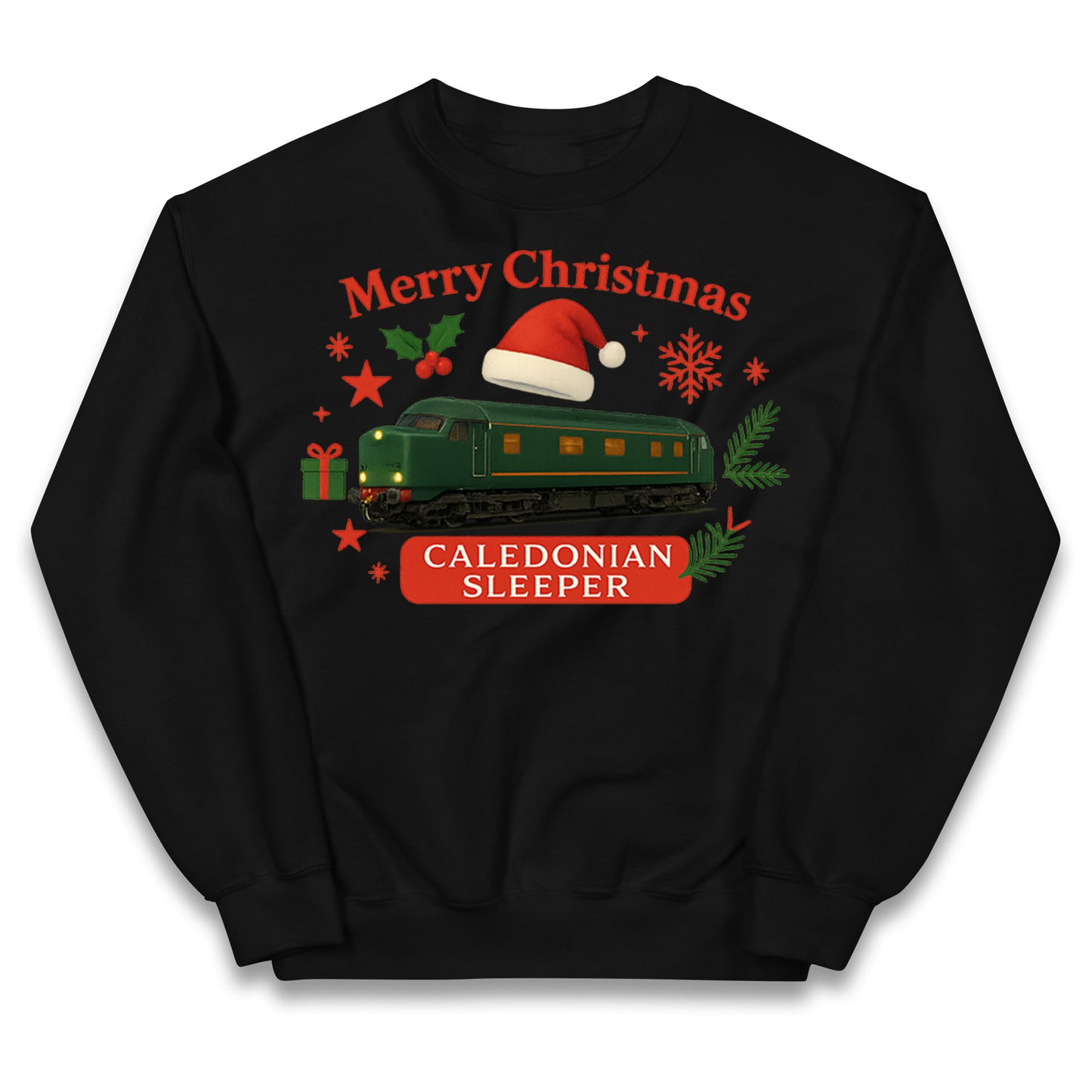 Caladonian Sleeper Christmas Kids Jumper