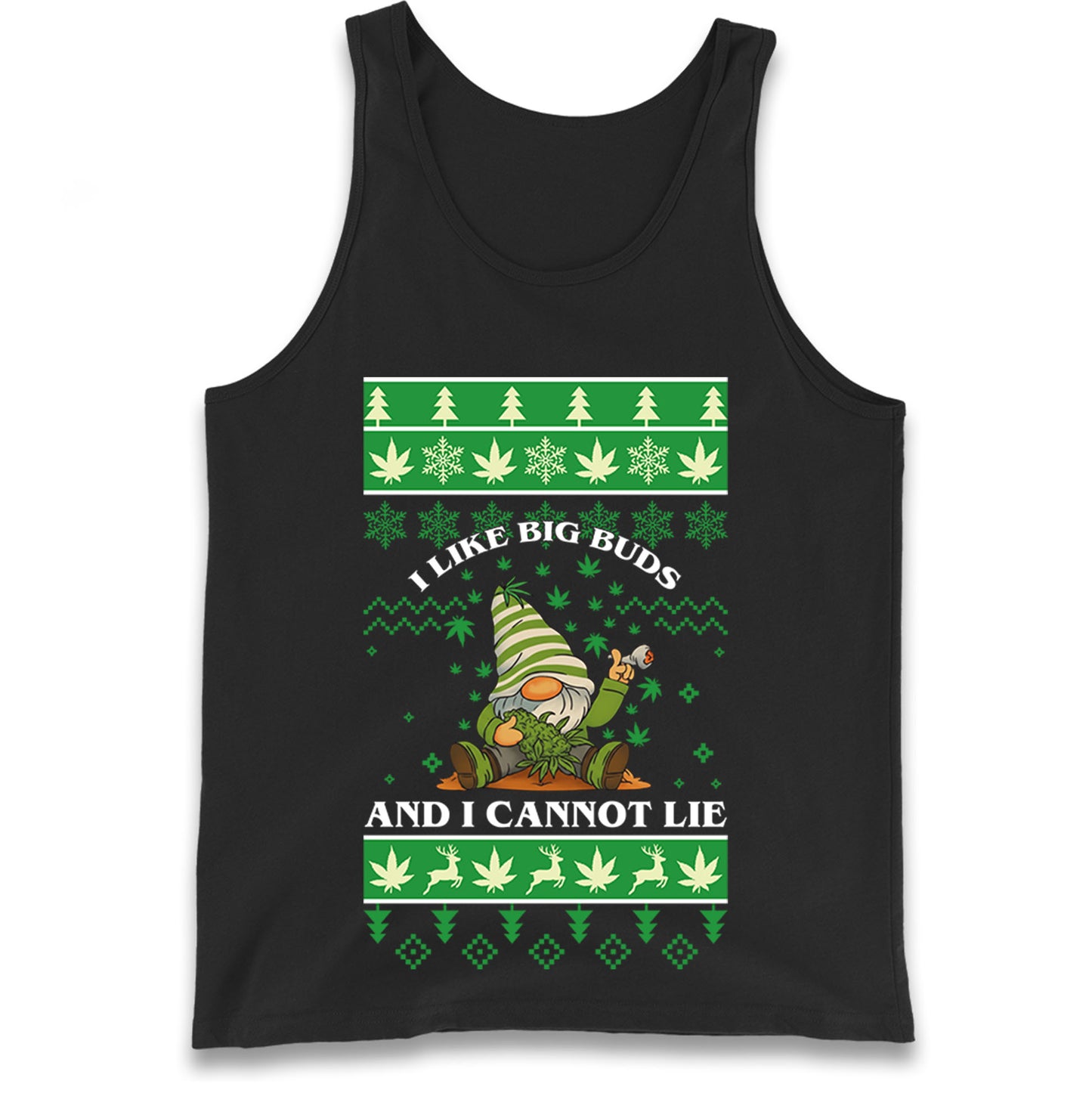 Cannabis Christmas Tank Top