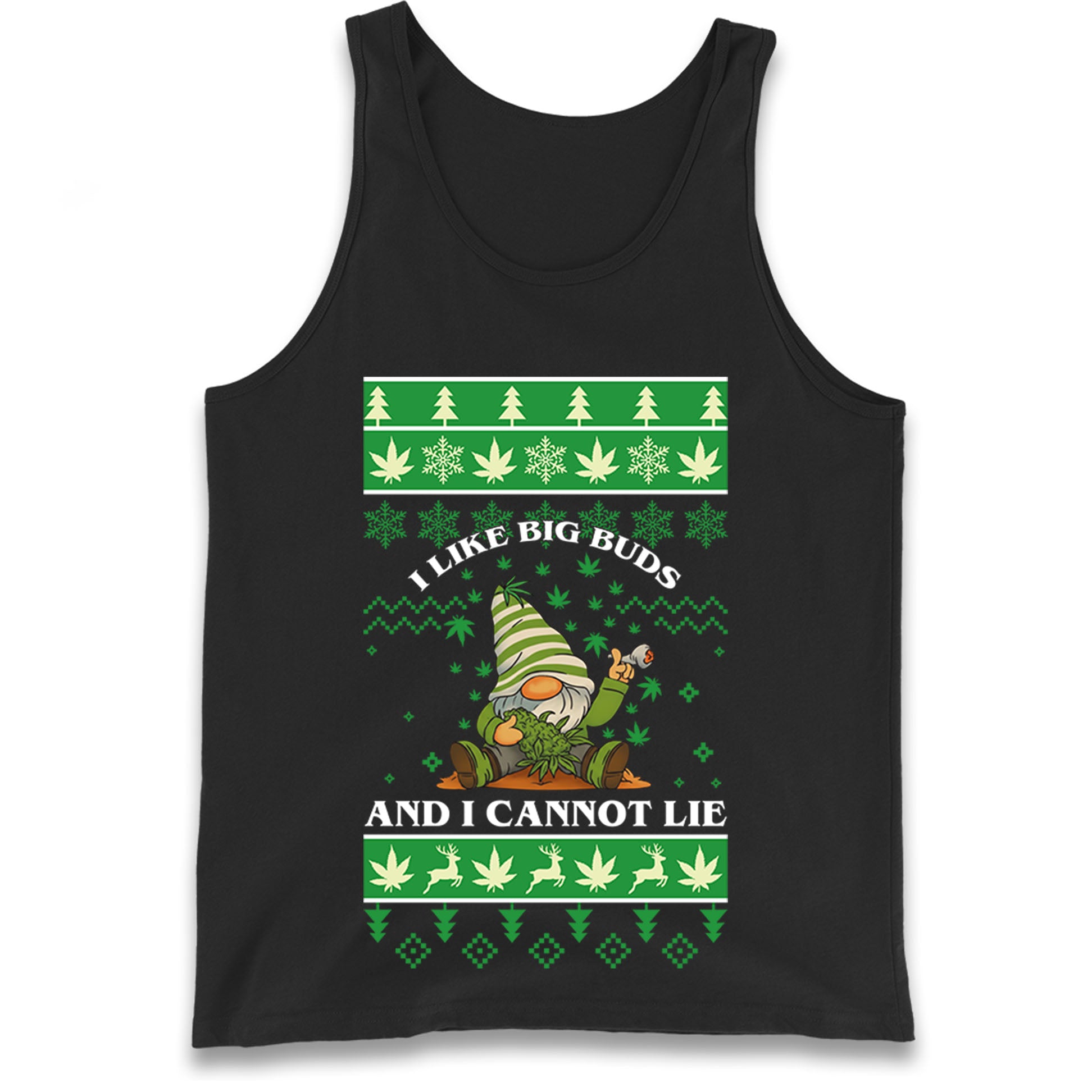 Cannabis Christmas Tank Top
