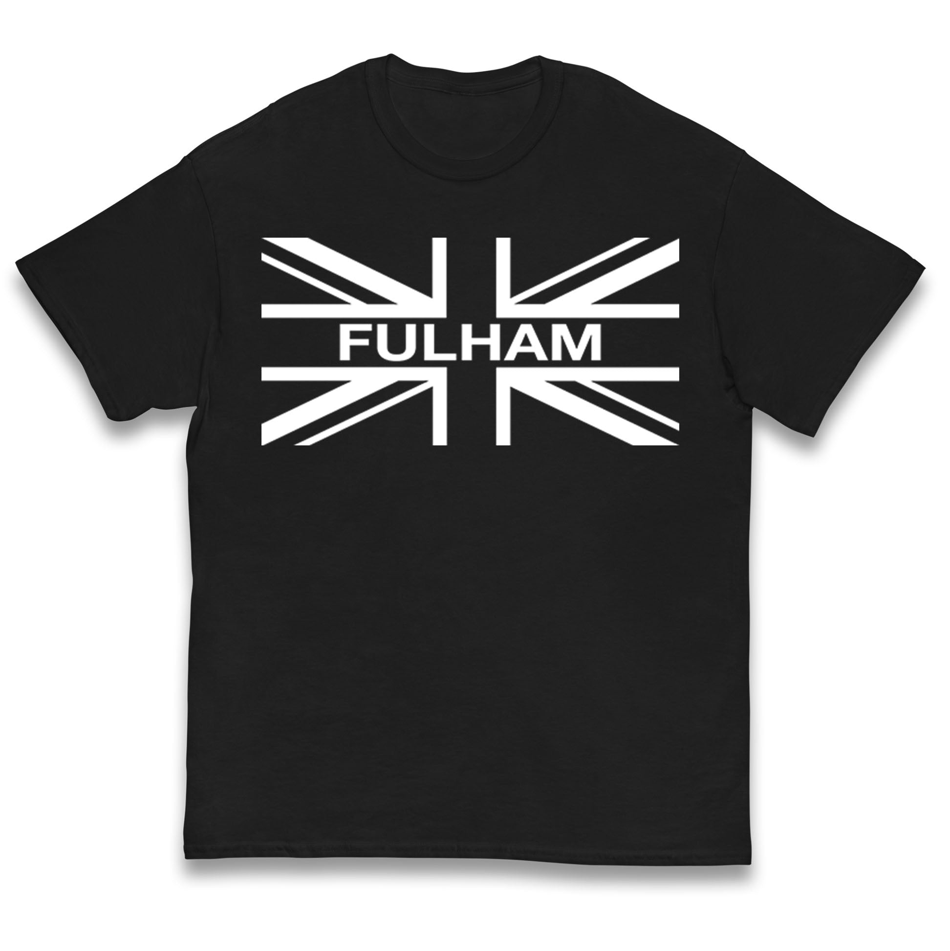 Fulham Football Flag Kids T Shirt