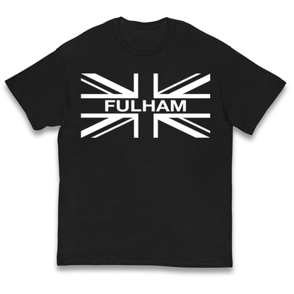 Fulham Football Flag Kids T Shirt