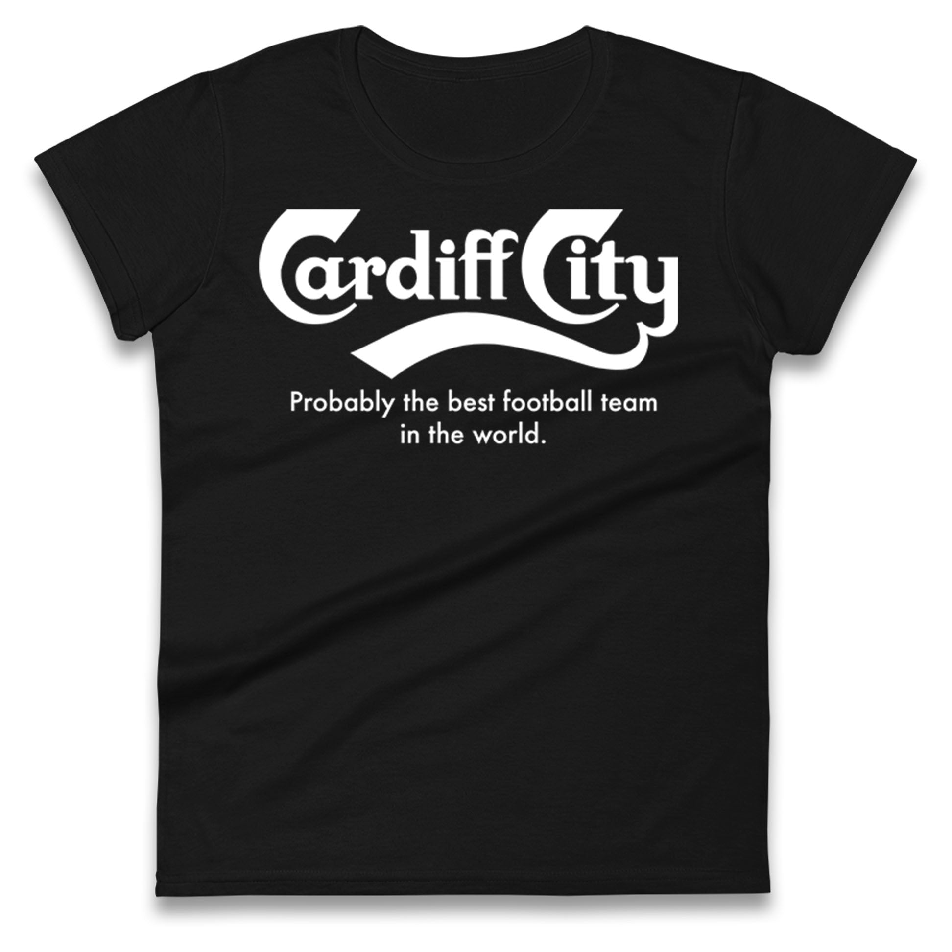 Cardiff City FC Football Ladies T Shirt 