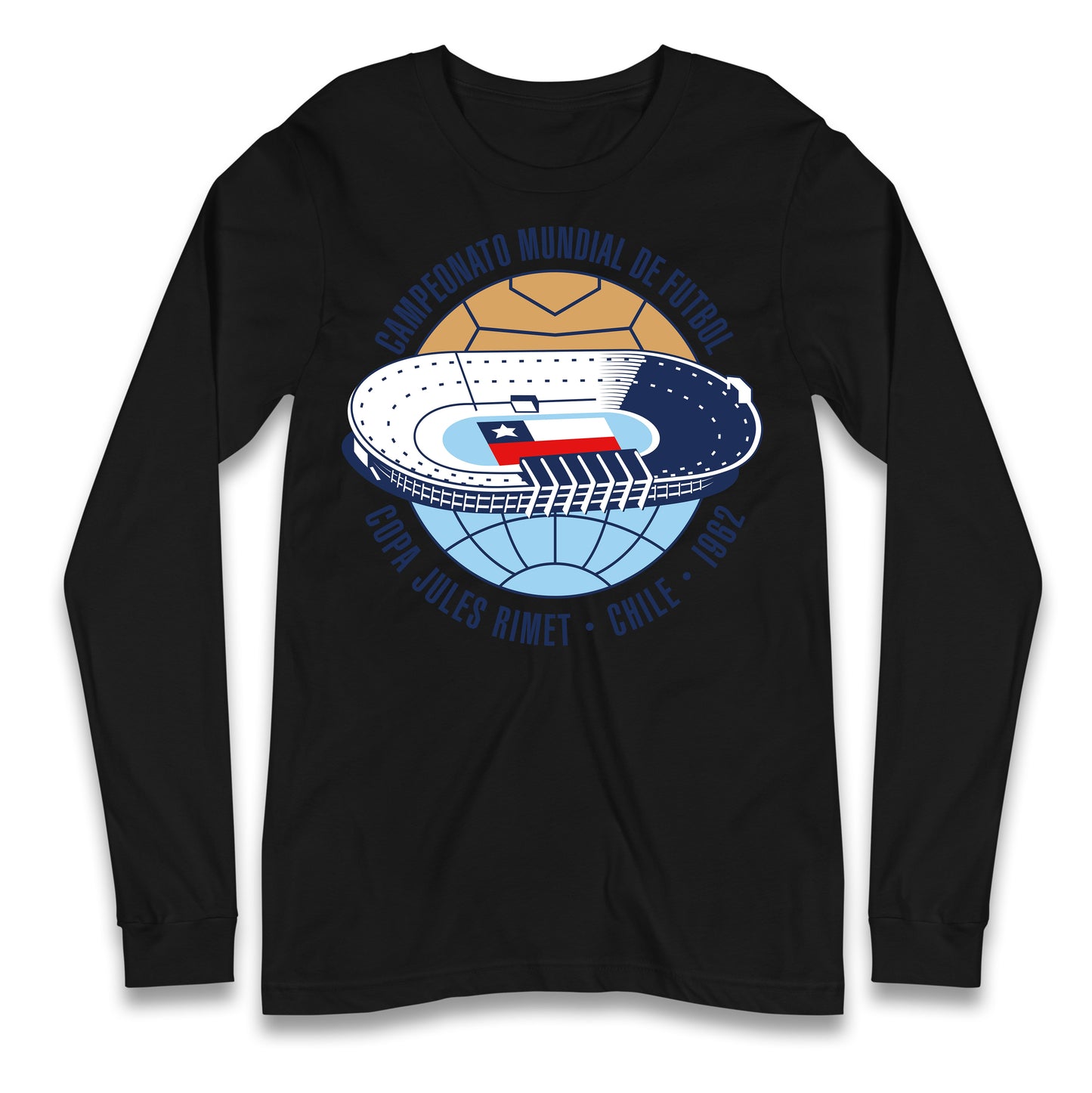 Chile 1962 Retro World Cup Longsleeve T Shirt