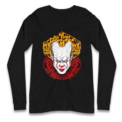 Pennywise Scary Clown Halloween T Shirt
