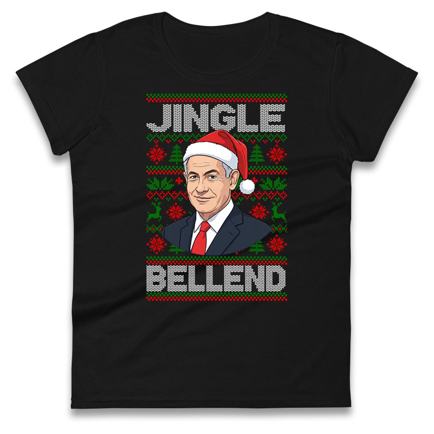 Jingle Bell End Ladies T Shirt 