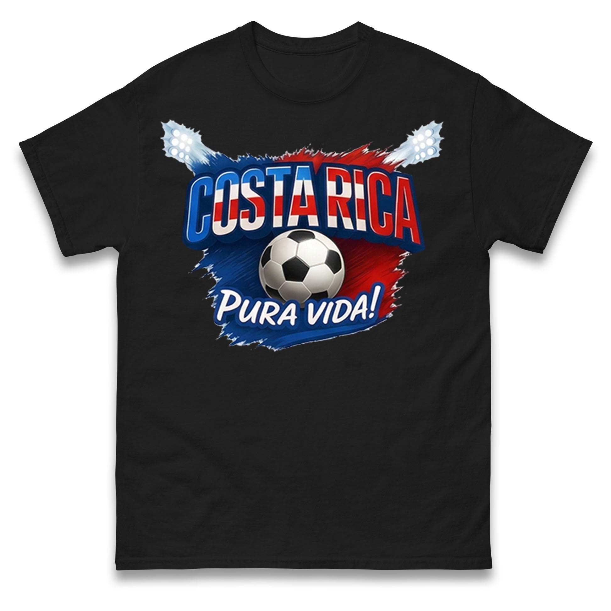 Costa Rica Retro World Cup T Shirt 