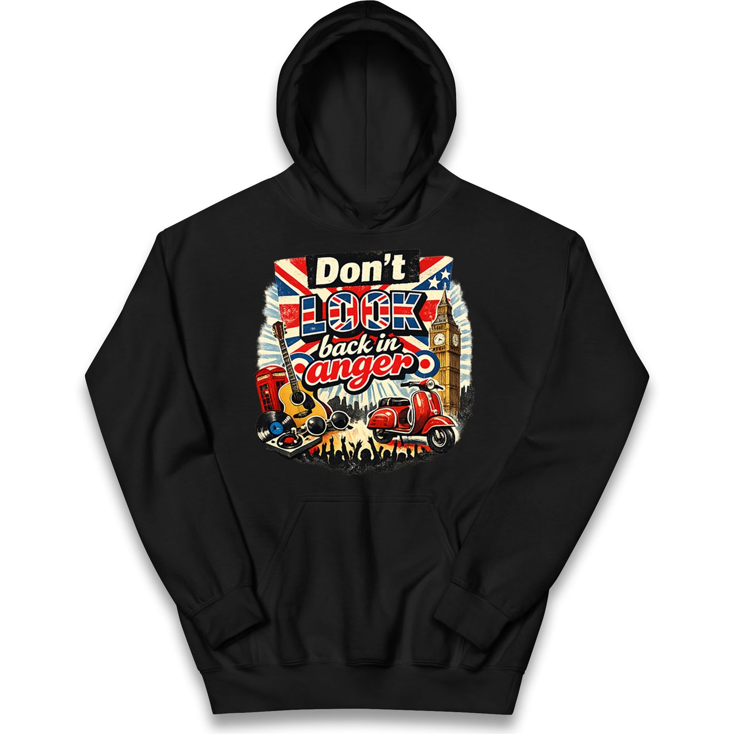 Don't Look Back In Anger Kids Hoodie