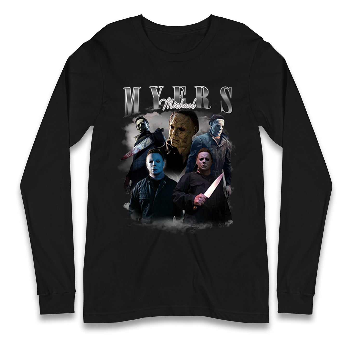 Michael Myers Serial Killer Halloween Bootleg Long Sleeve T Shirt