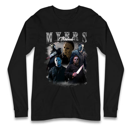 Michael Myers Serial Killer Halloween Bootleg Long Sleeve T Shirt
