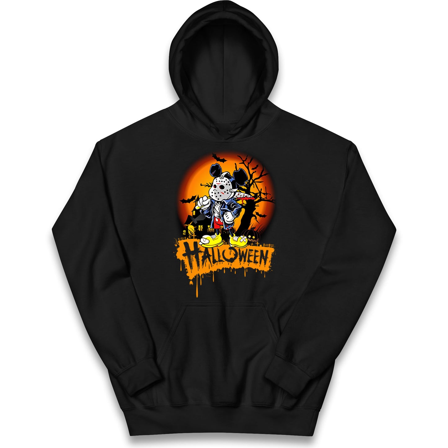 Mickey Mouse Haunted Halloween Hoodie
