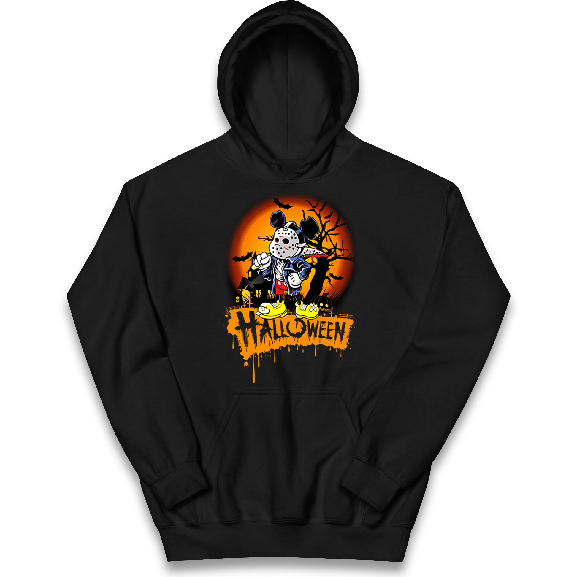 Mickey Mouse Haunted Halloween Hoodie
