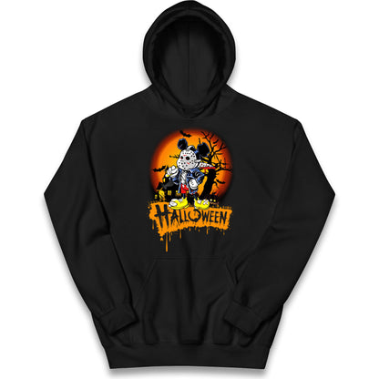Mickey Mouse Haunted Halloween Hoodie
