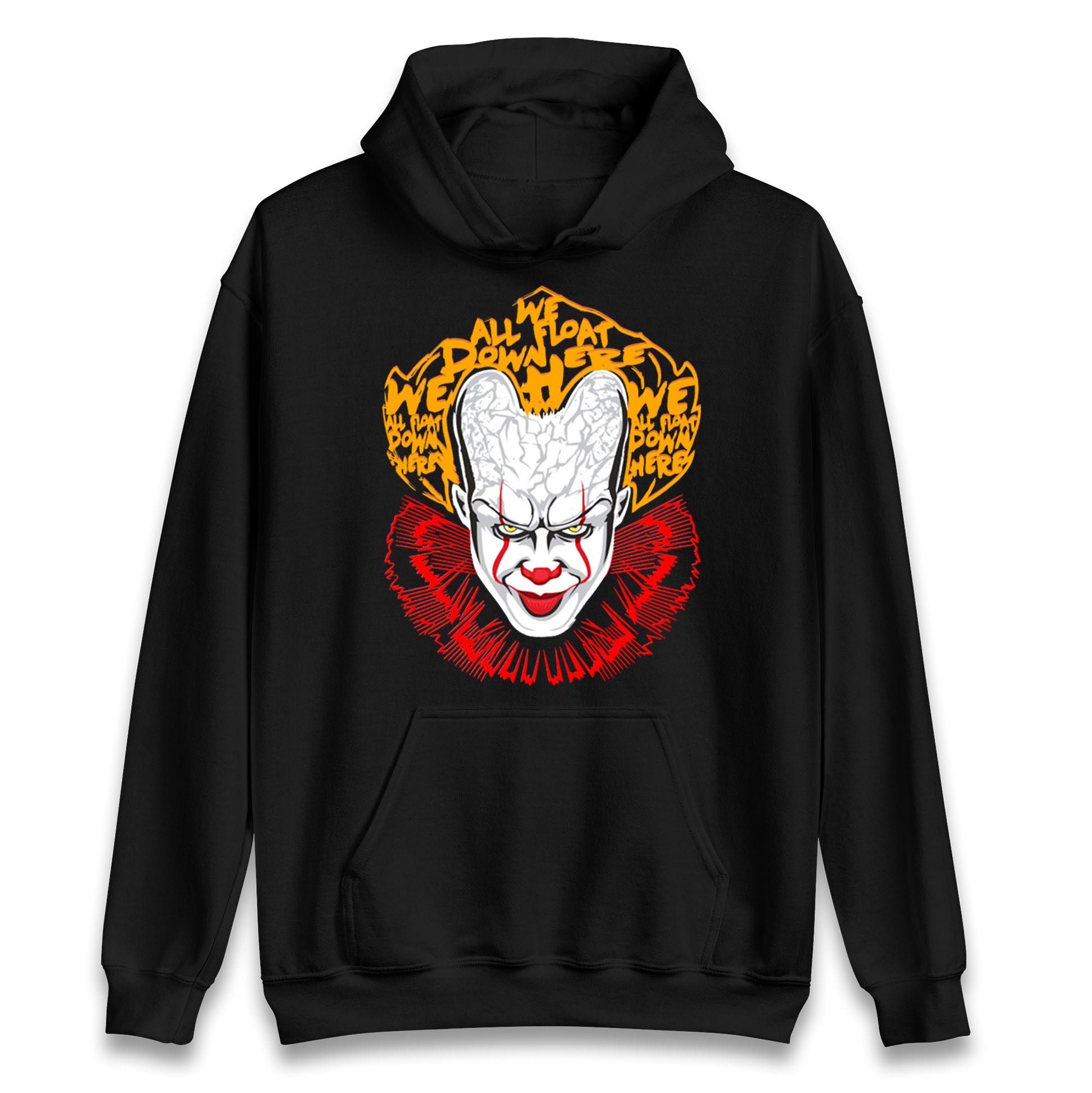 Pennywise Scary Clown Halloween Hoodie
