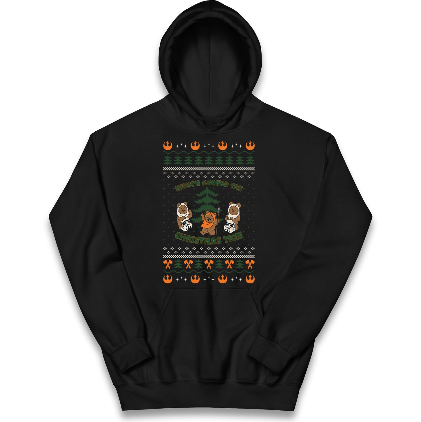 Star Wars Ewoks Christmas Kids Hoodie
