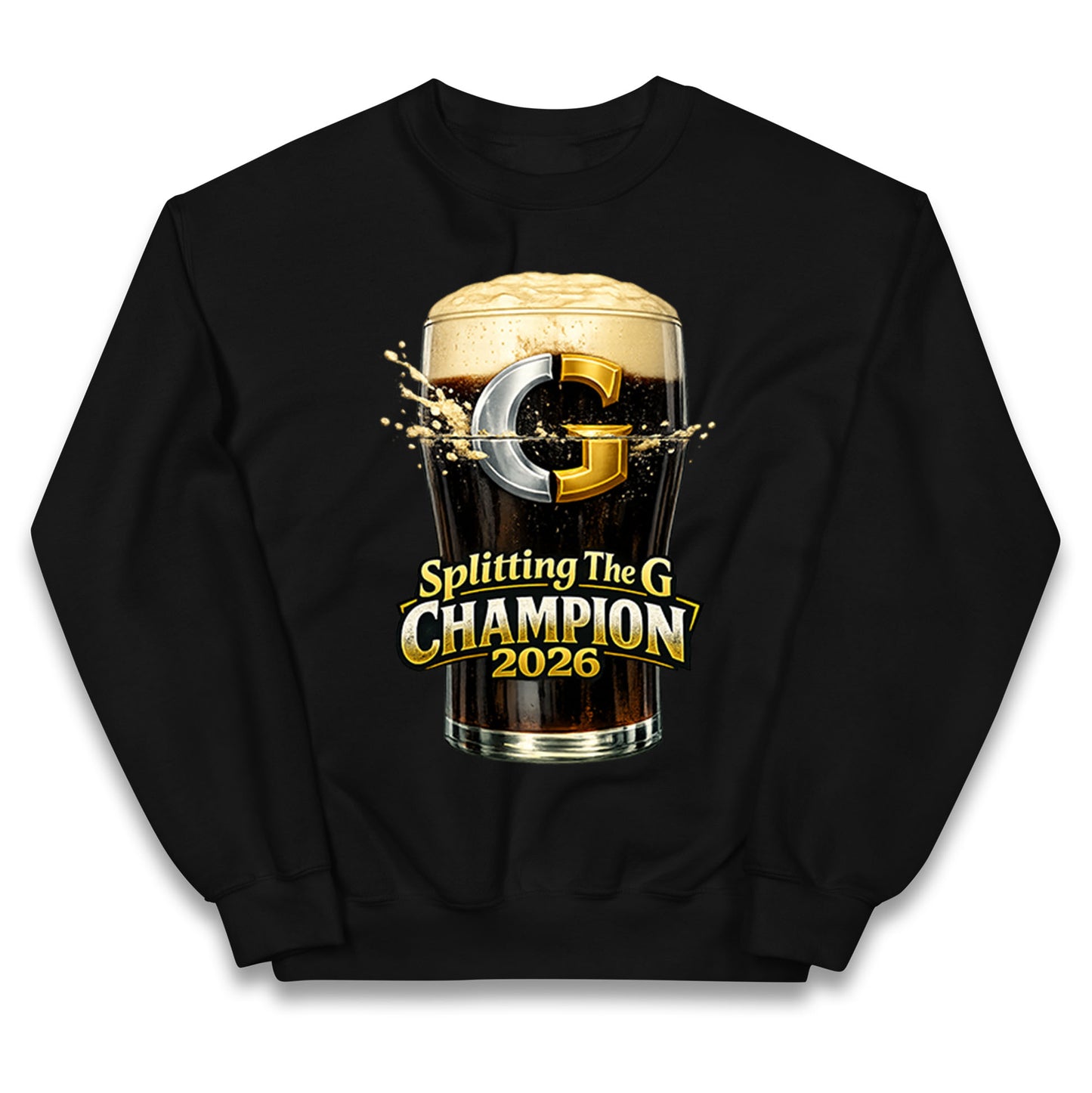 Splitting The G Champion Kids Jumper