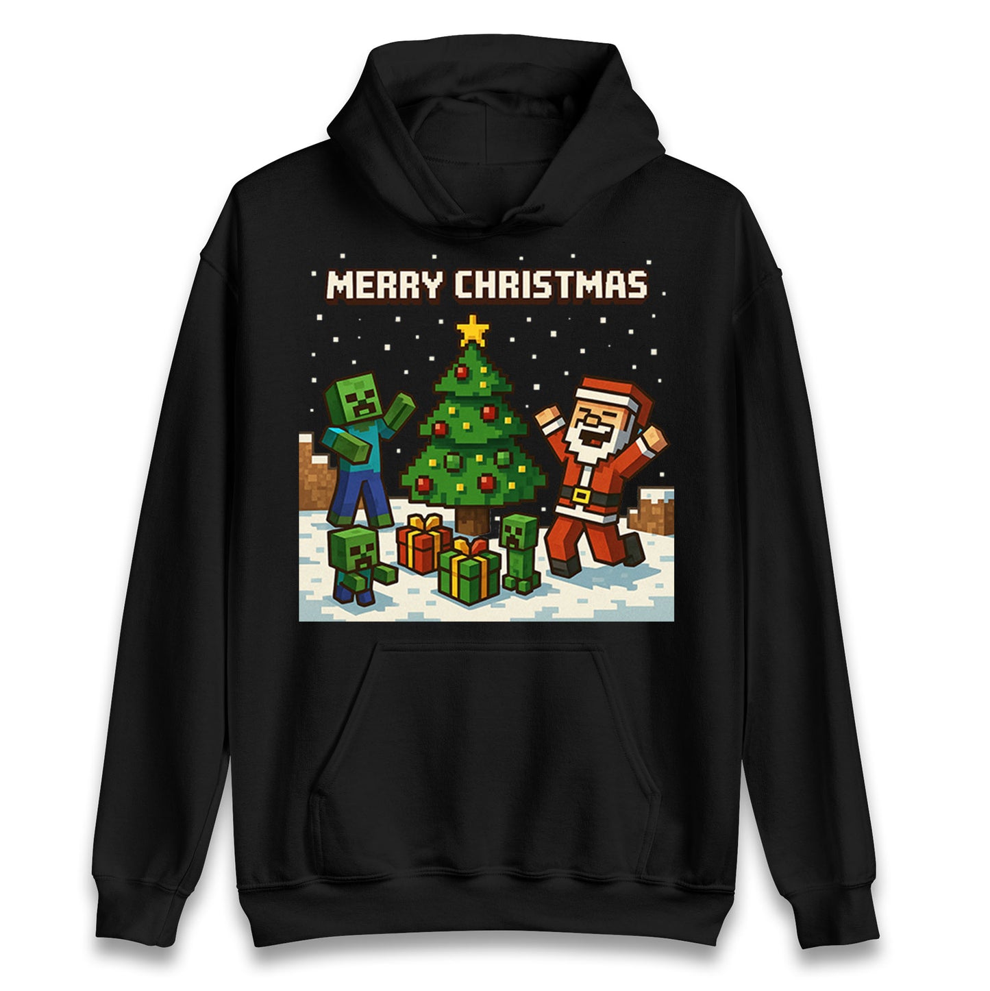 Minecraft Christmas Hoodie