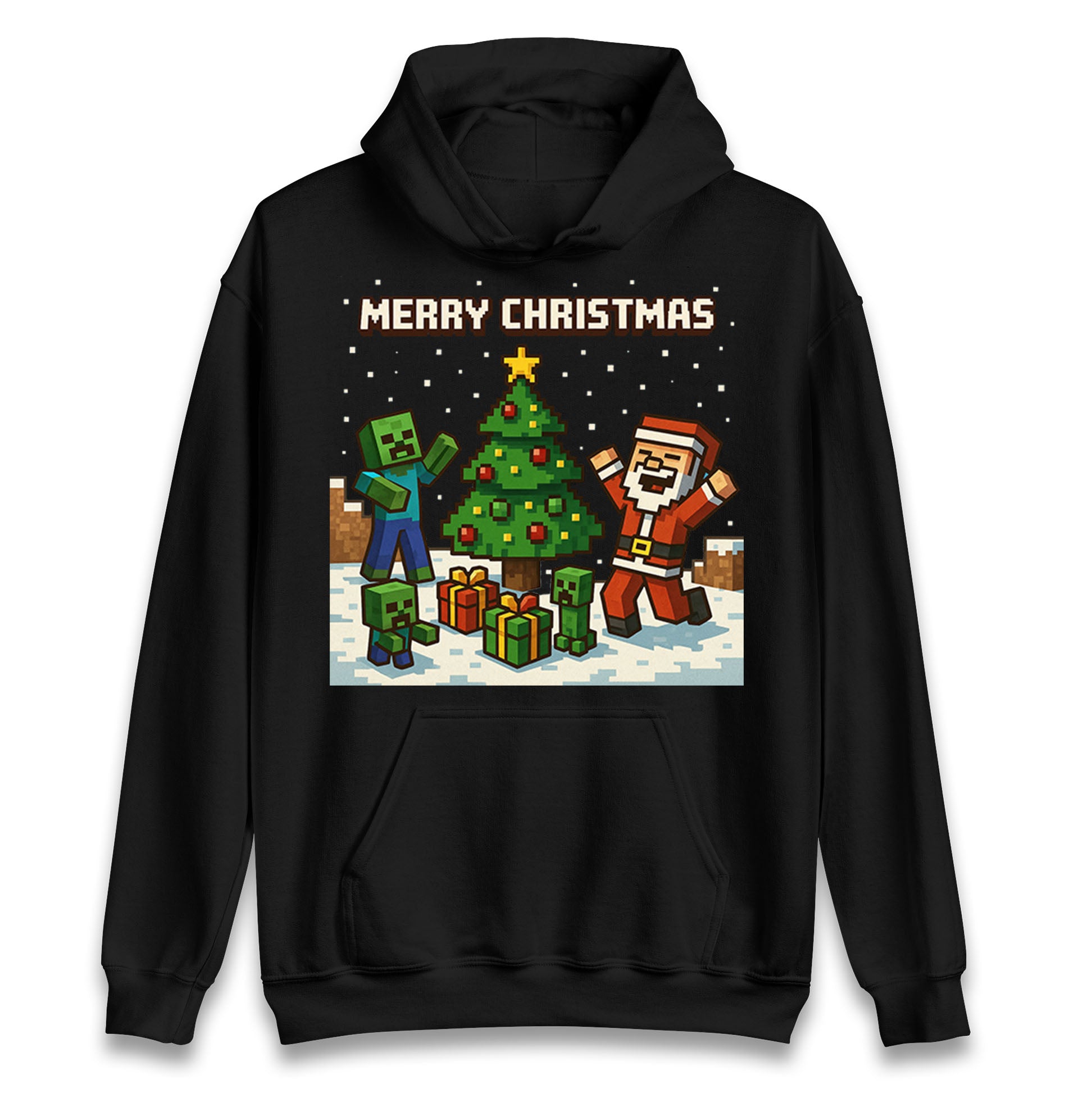 Minecraft Christmas Hoodie