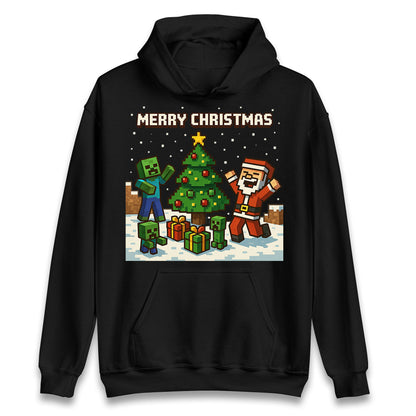 Minecraft Christmas Hoodie