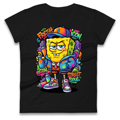 Sponge Bob Square Pants Ladies T Shirt