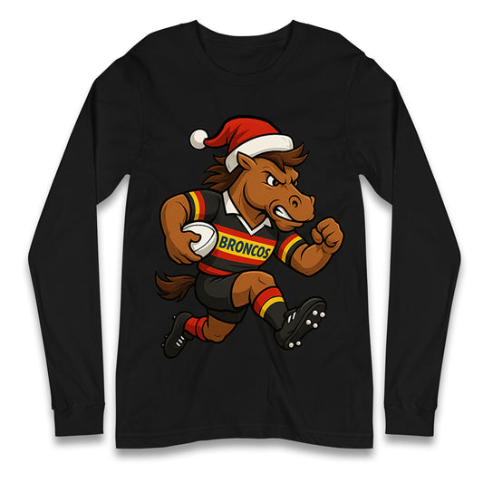 London Broncos Christmas Longsleeve T Shirt