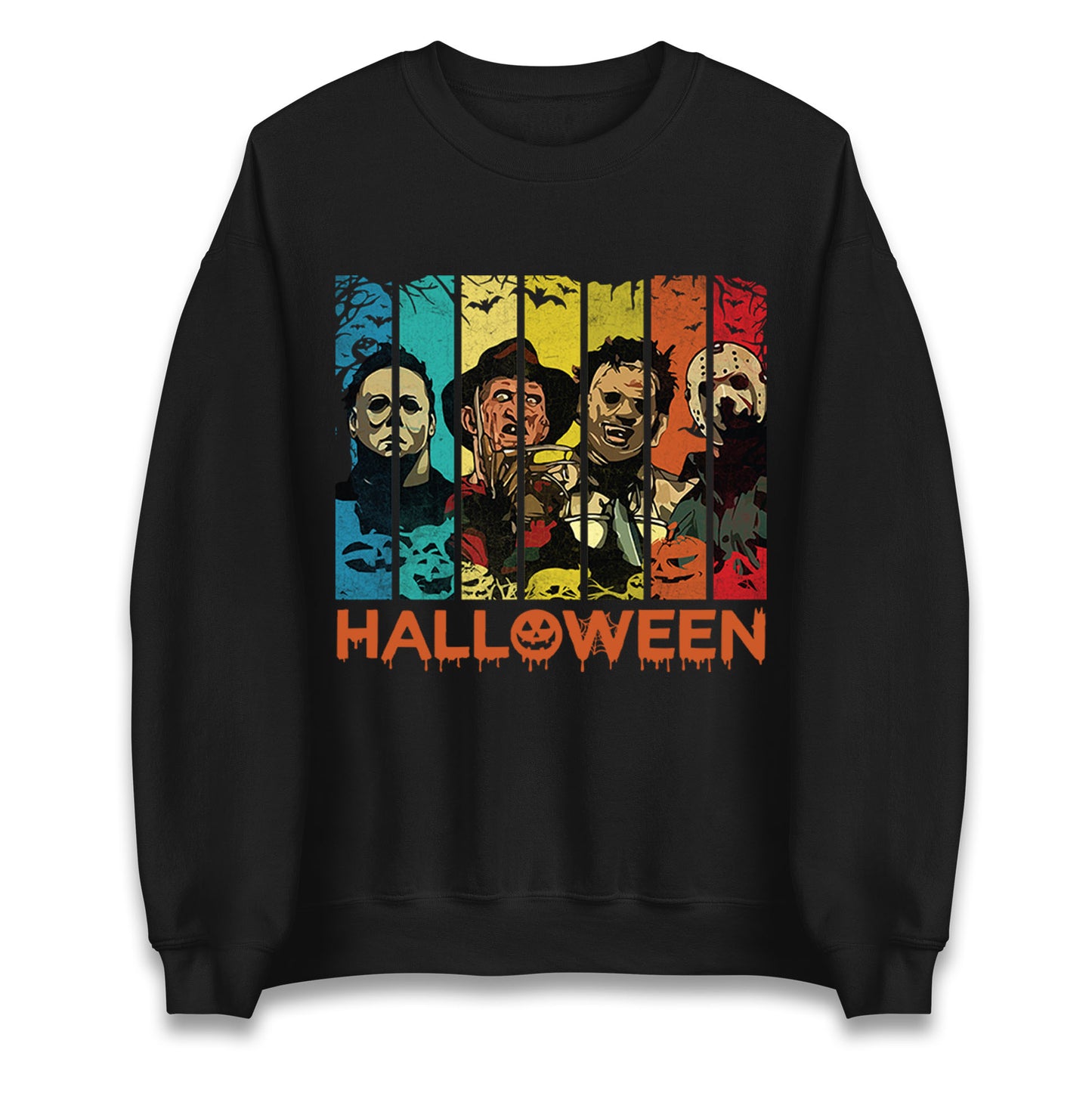 Vintage Villains Halloween Unisex Sweatshirt